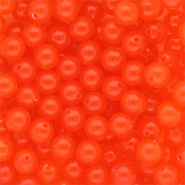 DQ&reg; Perline in acrilico 10 mm lucido rosso vermiglio