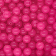 DQ&reg; Perline in acrilico 10 mm lucido rosa magenta