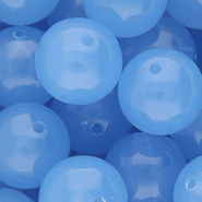 DQ&reg; Perline in acrilico 20 mm lucido blu