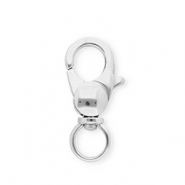 Componenti in acciaio inossidabile chiusura moschettone argento