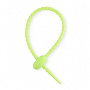 Componenti colorati fascetta in silicone verde
