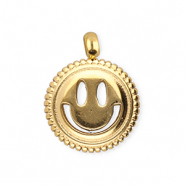 BY31&reg; Ciondoli in acciaio inossidabile smiley oro