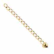 BY31&reg; Componenti in acciaio inossidabile allungatrice set cuore argento