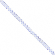 Perline sfaccettate 3x2mm rondella blu