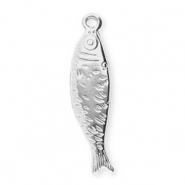 Ciondoli in acciaio inossidabile pesce argento