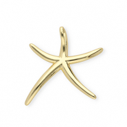 Metallo TQ in ottone ciondolo stella marina oro
