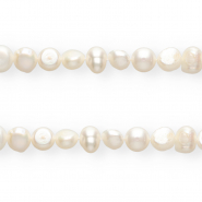 TQ Perle di acqua dolce tonda 7-8mm bianco naturale