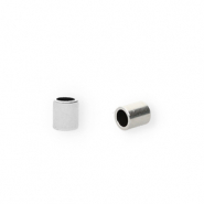 Terminali di metallo DQ (&Oslash;2,5mm) argento antico (privo di nichel)
