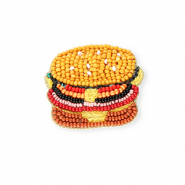 Spille hamburger giallo-multicolore