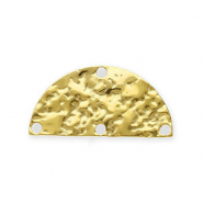BY31® Componenti in acciaio inossidabile distanziatore semi-rotondo con 4 anellini oro