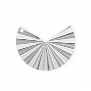 BY31® Componenti in acciaio inossidabile distanziatore ventaglio con 2 anellini argento