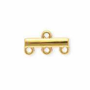 BY31® Componenti in acciaio inossidabile distanziatore barra con 4 anellini oro