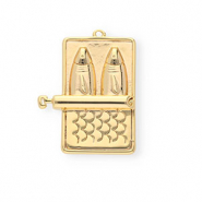 BY31&reg; Ciondoli in ottone Eco-brass sarde in scatola oro
