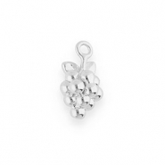 BY31&reg; Ciondoli in ottone Eco-brass a mano uva argento