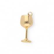 BY31&reg; Ciondoli in ottone Eco-brass bicchiere da vino oro