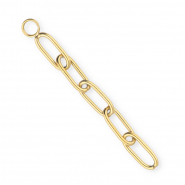 BY31® Ciondoli con catena a rolò anchor in acciaio inossidabile oro