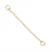 BY31® Ciondoli / distanziatori catena a rolò anchor in acciaio inossidabile oro