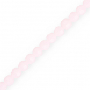 Perline sfaccettate tonde 6 mm rosa chiaro