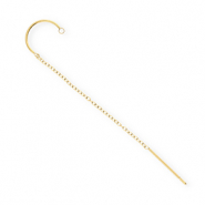 BY31® Componenti in acciaio inossidabile orecchini con anellino oro