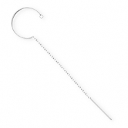 BY31® Componenti in acciaio inossidabile orecchini con anellino argento