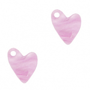 Ciondoli Plexx cuore rosa lilla