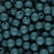 DQ Perline in acrilico 10 mm blu petrolio