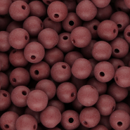 DQ Perline in acrilico 10 mm rosso bordeaux