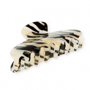 Accessori fermaglio per capelli bianco-oro-nero