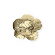 Ciondoli accattivanti a fiore Oro