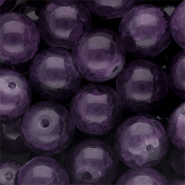 Perline di vetro 12mm viola