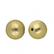 Perline in acrilico 14 mm tonda oro