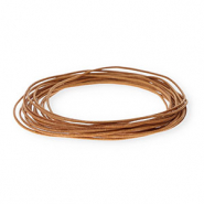Pelle 1,5mm tubolare marrone chiaro