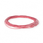 Pelle 1mm tubolare rosa
