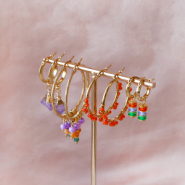 Set di ispirazione Idee creative per orecchini a cerchio in acciaio inossidabile