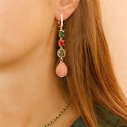 Set di ispirazione Idee creative per gioielli con ciondoli e distanziatori Crystal Glass