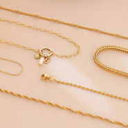 Set di ispirazione Ecco come creare gioielli eleganti con catena a rolò in acciaio inossidabile