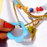 Novità Nuove allegre perline di conchiglia e polimero