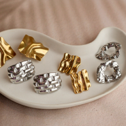 Novità Orecchini in acciaio inossidabile alla moda 