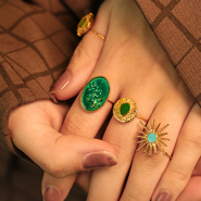 Novità Wow! Anelli in acciaio inossidabile con smalto