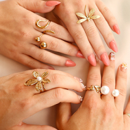 Set di ispirazione Completa la tua collezione con i nostri anelli in acciaio inossidabile