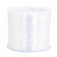 Filo elastico 0.7mm trasparente bianco