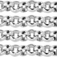 Catena a rolò in acciaio inossidabile 2mm argento (acciaio inossidabile)