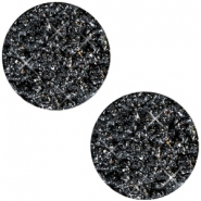 Cabochon Polaris Elements 12 mm piatto Goldstein nero