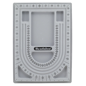 Beadalon tavoletta per infilare gioielli Grigio