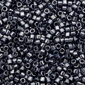Perline Miyuki Delica 11/0 Opaque gunmetal grey DB-1