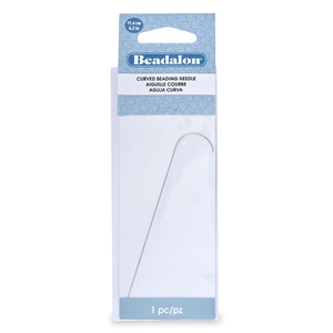 Beadalon ago ricurvo 11.4cm argento