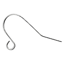 Componenti in acciaio inossidabile orecchini / monachella argento antico