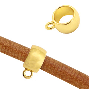 Ciondoli di metallo BQ anello con anellino &Oslash;3,7 mm oro (privo di nichel)