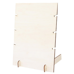 Espositore per bigiotteria legno per collane naturale (colore naturale di legno)