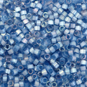 Perline Miyuki Delica 11/0 Silk satin dyed dusk blue DB-1811